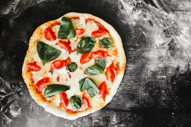 Pizza Margherita-Bild